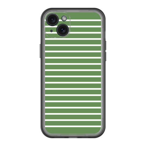 スリムプロテクションプレミアムケース［ Middle Border - Green ］