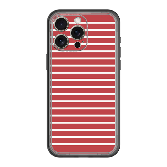 スリムプロテクションプレミアムケース［ Middle Border - Red ］