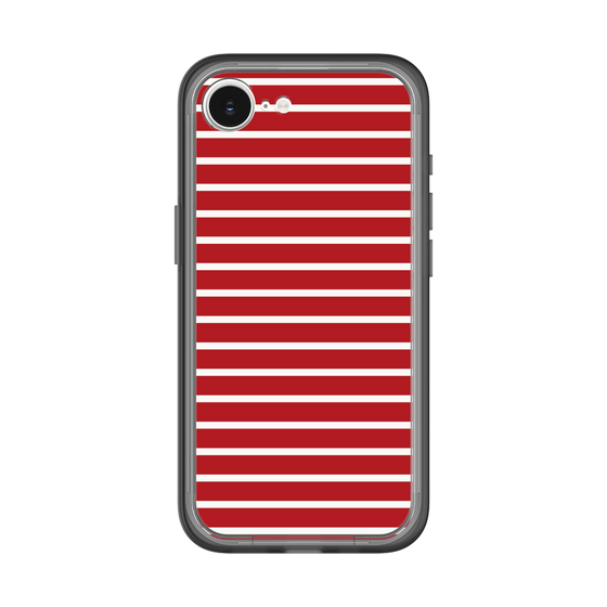 スリムプロテクションプレミアムケース［ Middle Border - Red ］