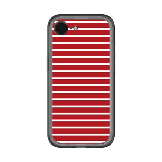 スリムプロテクションプレミアムケース［ Middle Border - Red ］