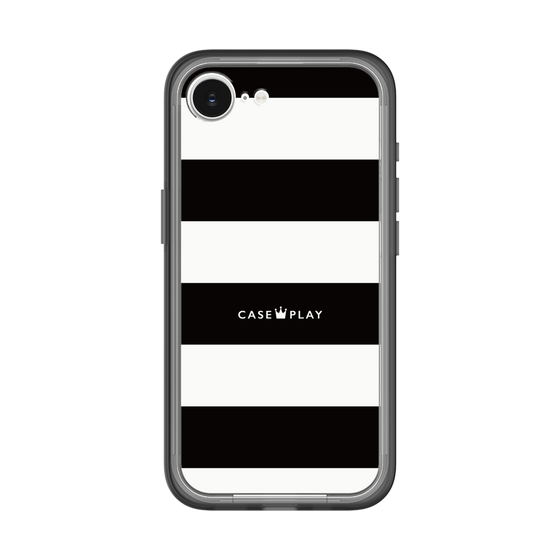 スリムプロテクションプレミアムケース［ Big Border - Black ］