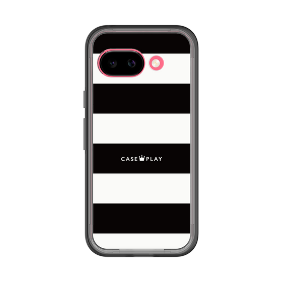 スリムプロテクションプレミアムケース［ Big Border - Black ］