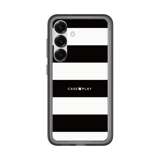 スリムプロテクションプレミアムケース［ Big Border - Black ］
