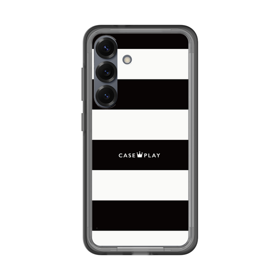 スリムプロテクションプレミアムケース［ Big Border - Black ］