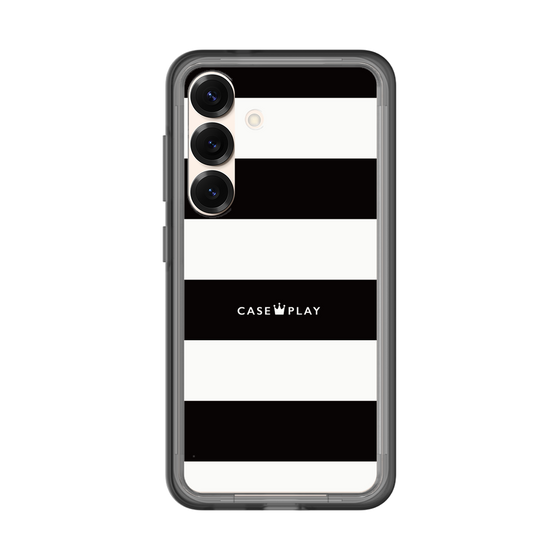 スリムプロテクションプレミアムケース［ Big Border - Black ］