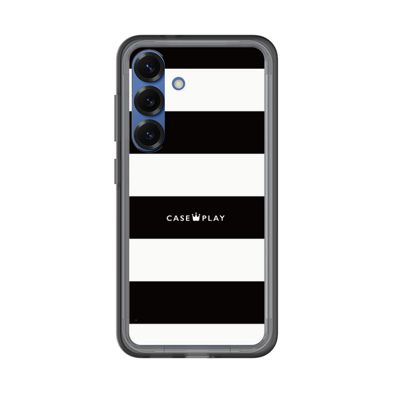 スリムプロテクションプレミアムケース［ Big Border - Black ］