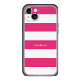 スリムプロテクションプレミアムケース［ Big Border - Pink ］