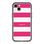 スリムプロテクションプレミアムケース［ Big Border - Pink ］