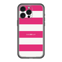 スリムプロテクションプレミアムケース［ Big Border - Pink ］