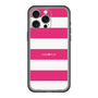 スリムプロテクションプレミアムケース［ Big Border - Pink ］