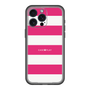 スリムプロテクションプレミアムケース［ Big Border - Pink ］