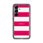 スリムプロテクションプレミアムケース［ Big Border - Pink ］