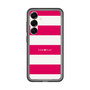 スリムプロテクションプレミアムケース［ Big Border - Pink ］