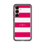 スリムプロテクションプレミアムケース［ Big Border - Pink ］