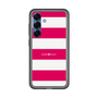 スリムプロテクションプレミアムケース［ Big Border - Pink ］