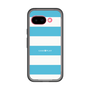 スリムプロテクションプレミアムケース［ Big Border - Blue ］