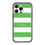 スリムプロテクションプレミアムケース［ Big Border - Green ］