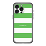 スリムプロテクションプレミアムケース［ Big Border - Green ］