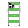 スリムプロテクションプレミアムケース［ Big Border - Green ］