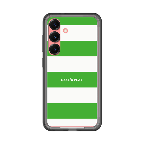 スリムプロテクションプレミアムケース［ Big Border - Green ］