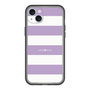 スリムプロテクションプレミアムケース［ Big Border - Purple ］