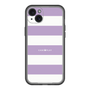 スリムプロテクションプレミアムケース［ Big Border - Purple ］