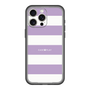 スリムプロテクションプレミアムケース［ Big Border - Purple ］