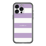 スリムプロテクションプレミアムケース［ Big Border - Purple ］