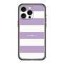 スリムプロテクションプレミアムケース［ Big Border - Purple ］