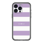 スリムプロテクションプレミアムケース［ Big Border - Purple ］