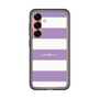 スリムプロテクションプレミアムケース［ Big Border - Purple ］