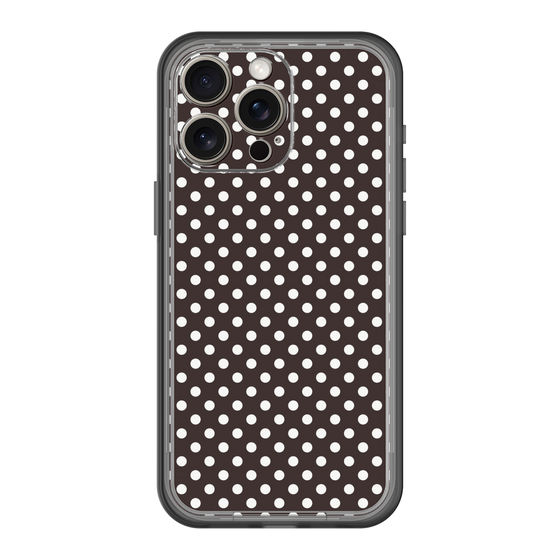 スリムプロテクションプレミアムケース［ Small Dot - Black ］
