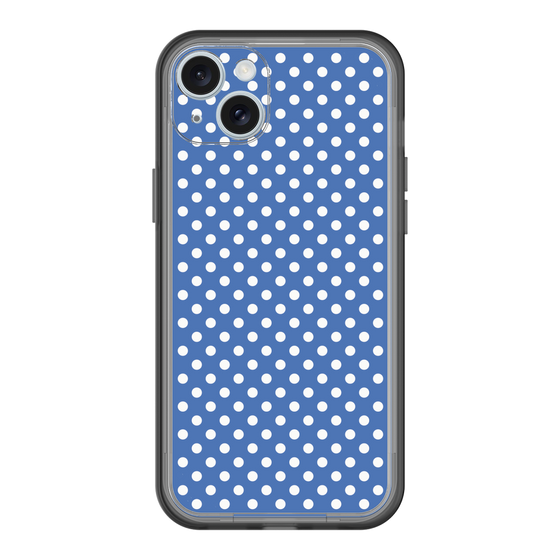 スリムプロテクションプレミアムケース［ Small Dot - Blue ］