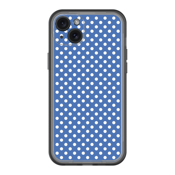 スリムプロテクションプレミアムケース［ Small Dot - Blue ］