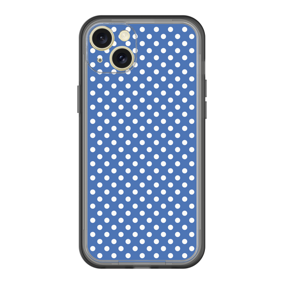 スリムプロテクションプレミアムケース［ Small Dot - Blue ］