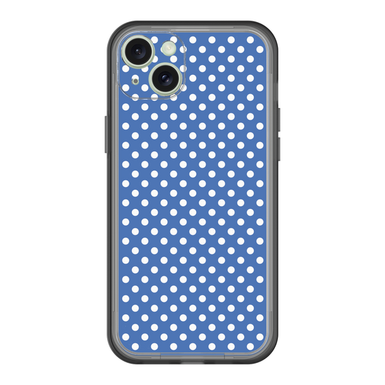 スリムプロテクションプレミアムケース［ Small Dot - Blue ］