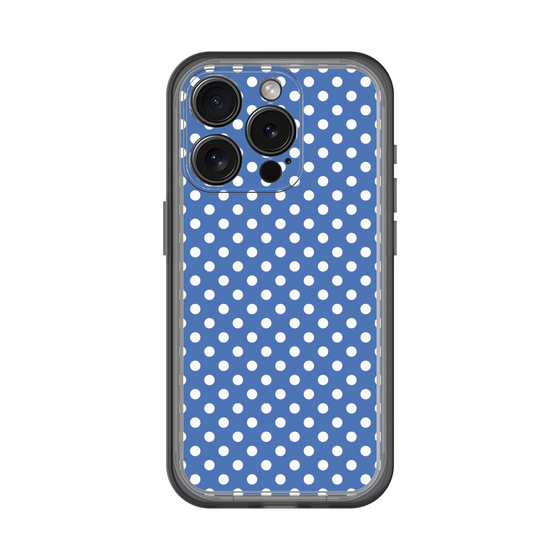 スリムプロテクションプレミアムケース［ Small Dot - Blue ］