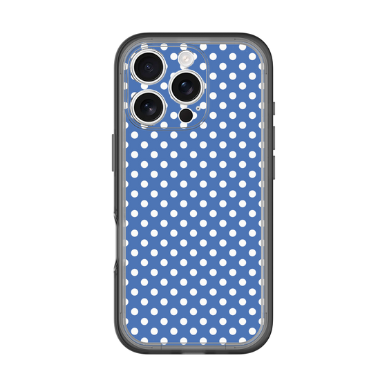 スリムプロテクションプレミアムケース［ Small Dot - Blue ］