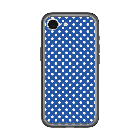 スリムプロテクションプレミアムケース［ Small Dot - Blue ］
