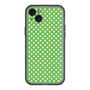 スリムプロテクションプレミアムケース［ Small Dot - Green ］
