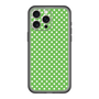 スリムプロテクションプレミアムケース［ Small Dot - Green ］