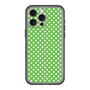 スリムプロテクションプレミアムケース［ Small Dot - Green ］
