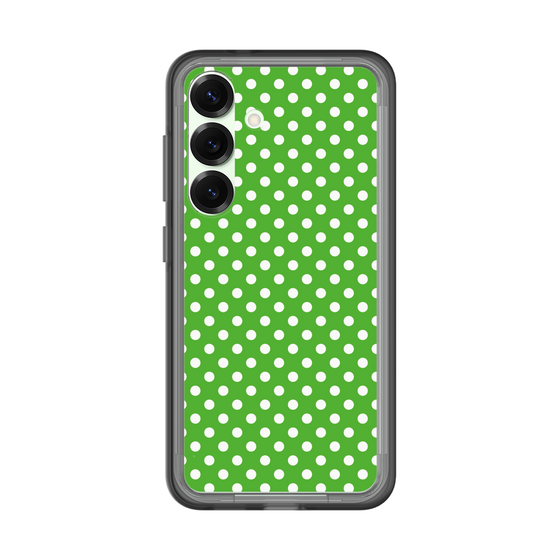 スリムプロテクションプレミアムケース［ Small Dot - Green ］