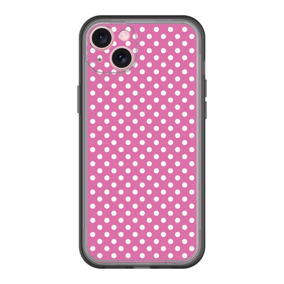 スリムプロテクションプレミアムケース［ Small Dot - Pink ］