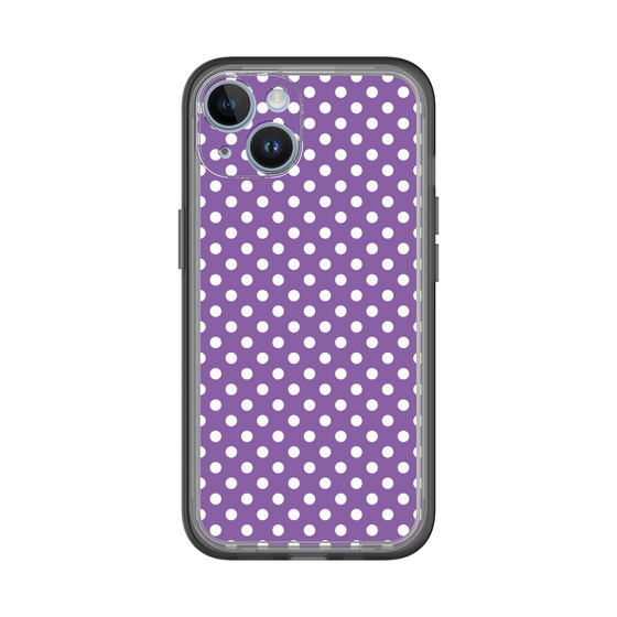 スリムプロテクションプレミアムケース［ Small Dot - Purple ］