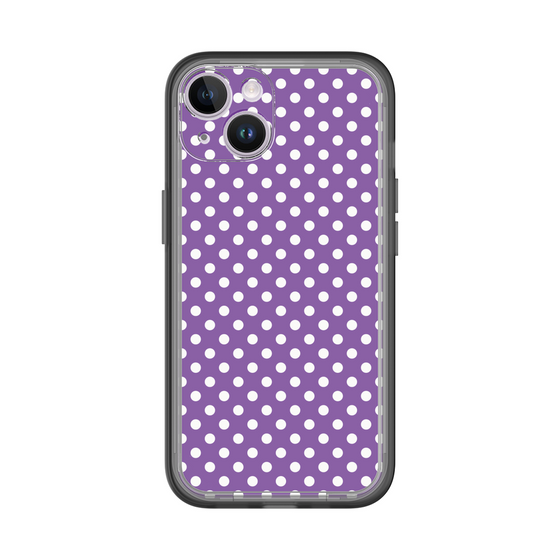 スリムプロテクションプレミアムケース［ Small Dot - Purple ］