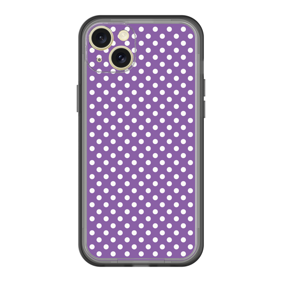 スリムプロテクションプレミアムケース［ Small Dot - Purple ］