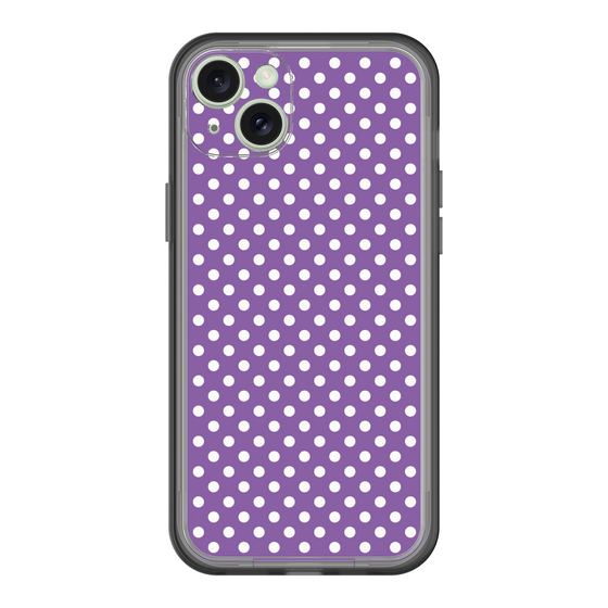 スリムプロテクションプレミアムケース［ Small Dot - Purple ］