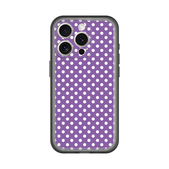 スリムプロテクションプレミアムケース［ Small Dot - Purple ］