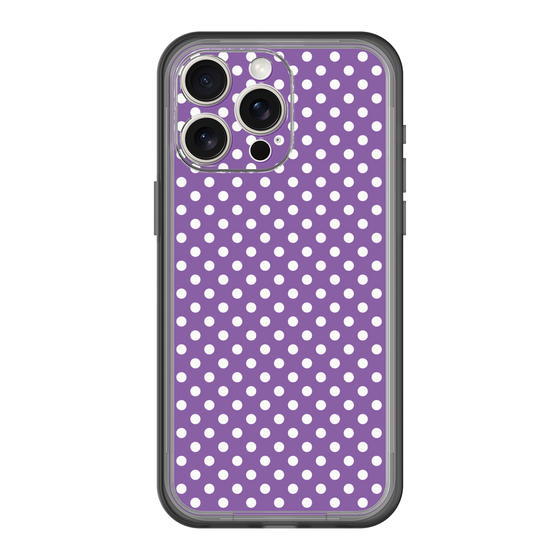 スリムプロテクションプレミアムケース［ Small Dot - Purple ］